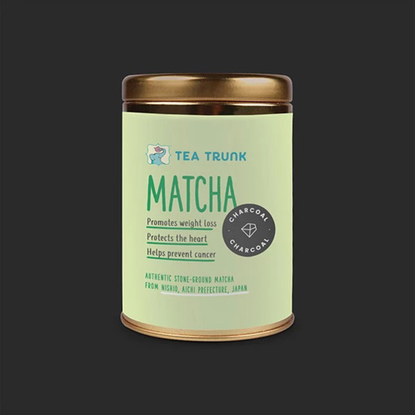 Activated Charcoal Matcha Tea Trunk Ethico Inspiring sustainable