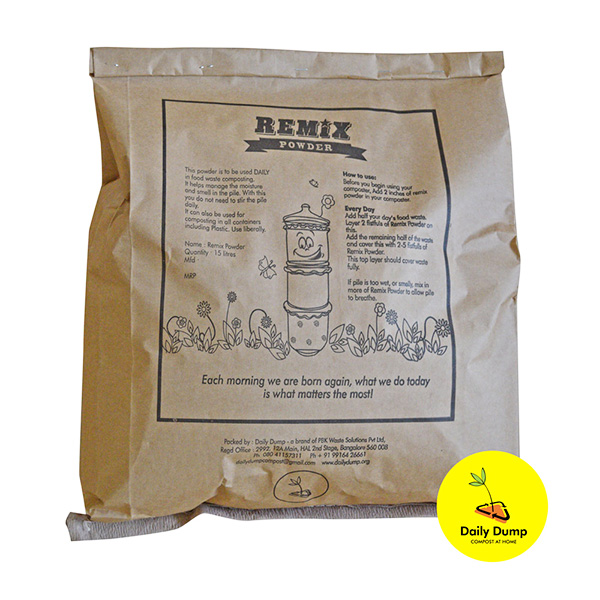 Remix Powder Daily Dump Ethico Inspiring sustainable practices to